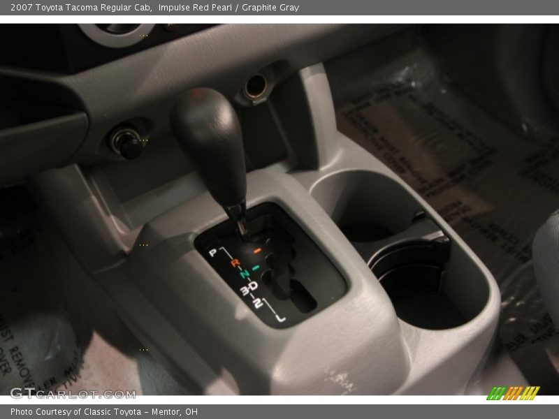 Impulse Red Pearl / Graphite Gray 2007 Toyota Tacoma Regular Cab