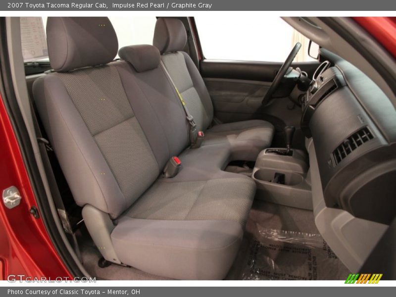 Impulse Red Pearl / Graphite Gray 2007 Toyota Tacoma Regular Cab
