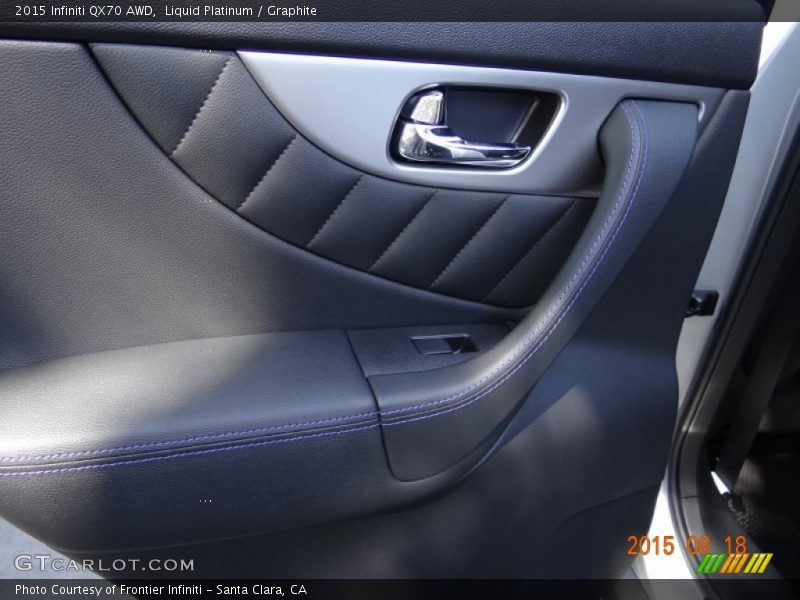 Liquid Platinum / Graphite 2015 Infiniti QX70 AWD