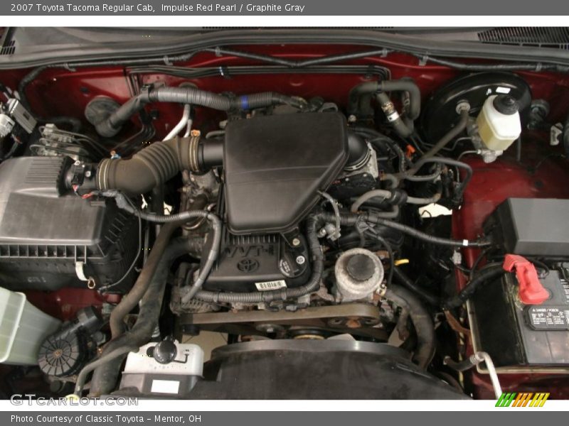 Impulse Red Pearl / Graphite Gray 2007 Toyota Tacoma Regular Cab