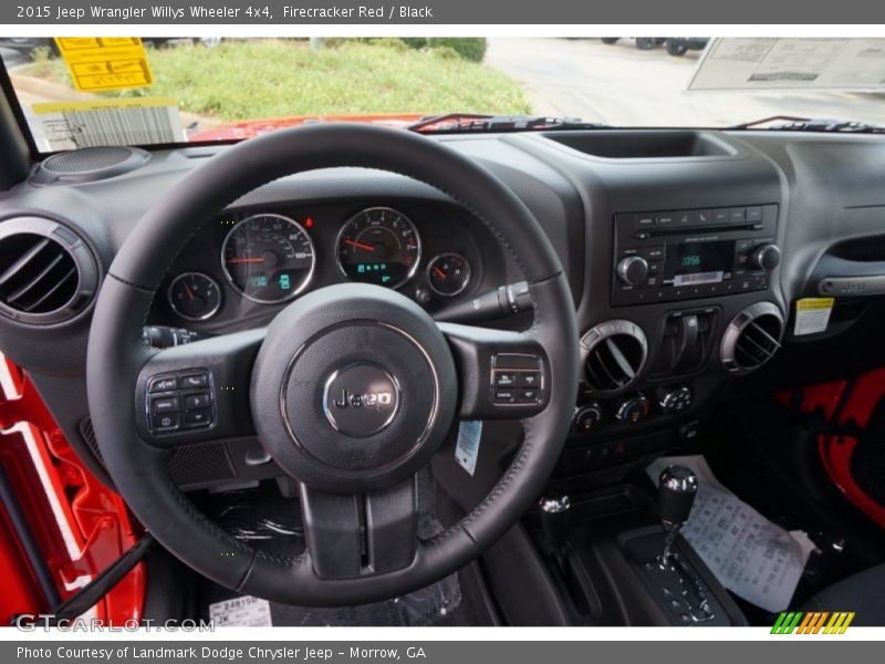 Dashboard of 2015 Wrangler Willys Wheeler 4x4