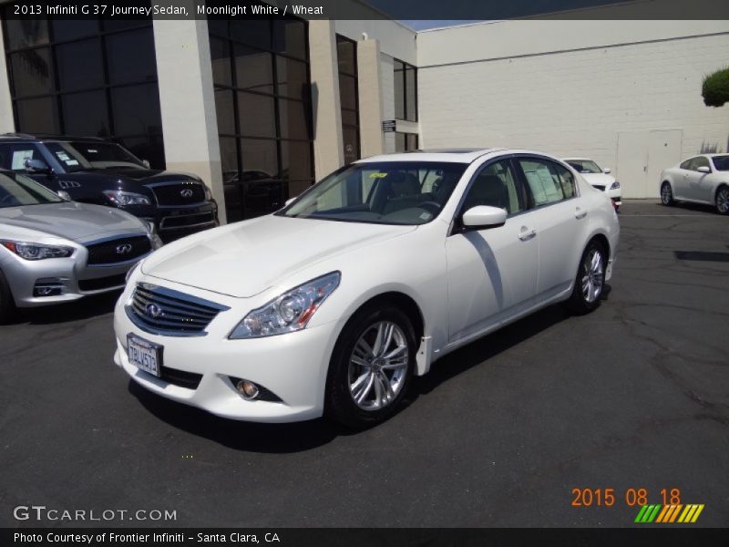 Moonlight White / Wheat 2013 Infiniti G 37 Journey Sedan