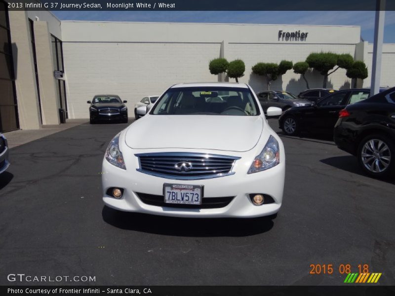 Moonlight White / Wheat 2013 Infiniti G 37 Journey Sedan
