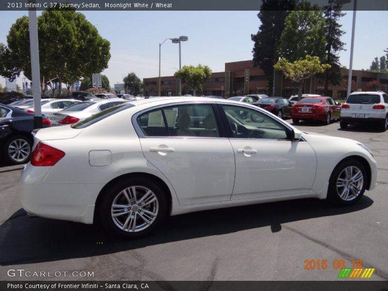 Moonlight White / Wheat 2013 Infiniti G 37 Journey Sedan