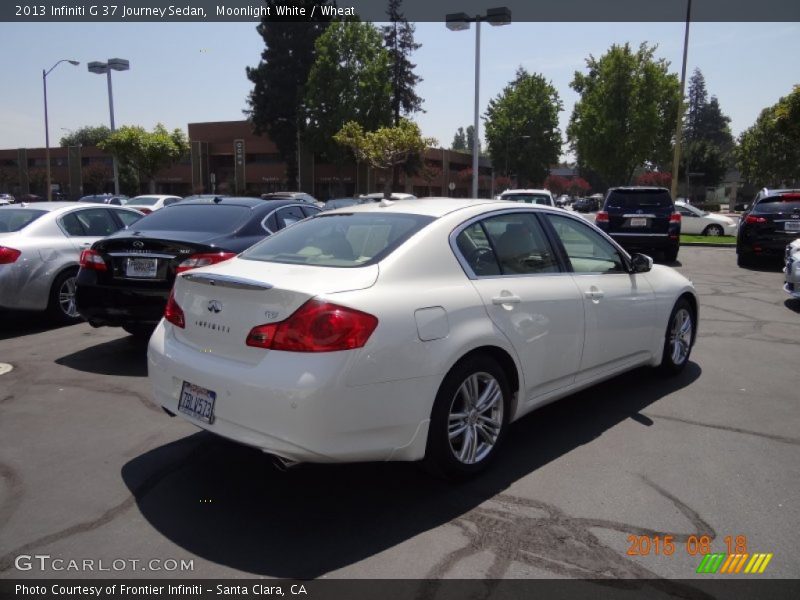 Moonlight White / Wheat 2013 Infiniti G 37 Journey Sedan