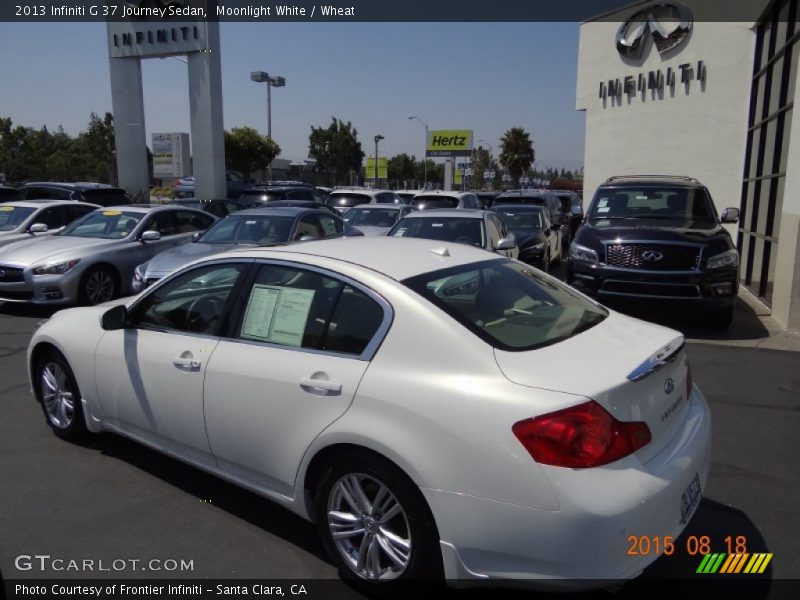 Moonlight White / Wheat 2013 Infiniti G 37 Journey Sedan