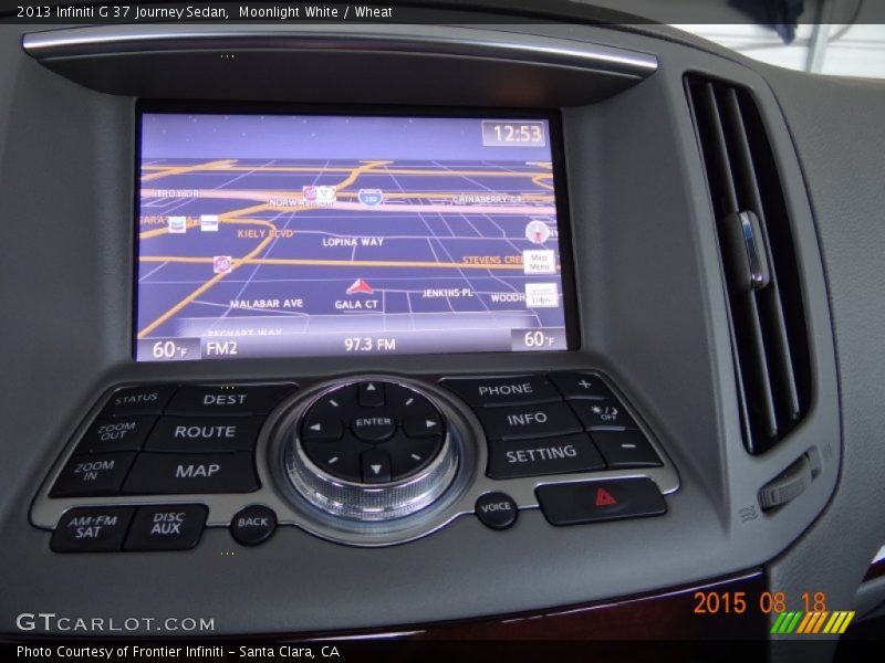 Moonlight White / Wheat 2013 Infiniti G 37 Journey Sedan