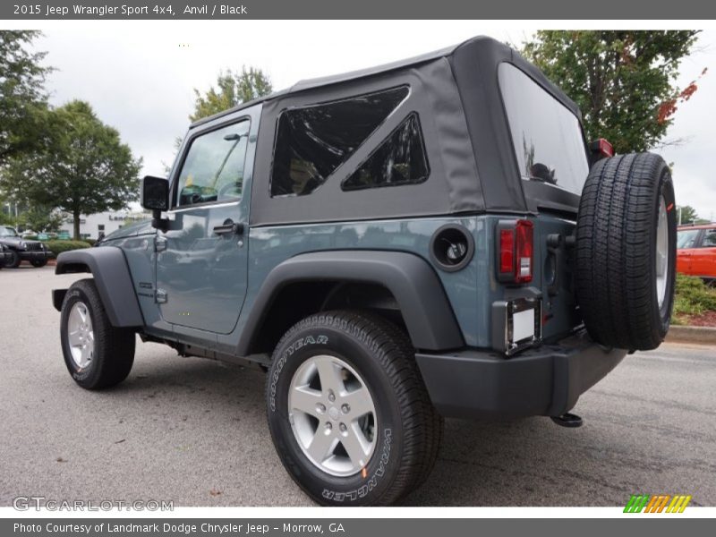 Anvil / Black 2015 Jeep Wrangler Sport 4x4