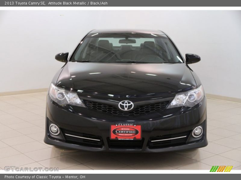 Attitude Black Metallic / Black/Ash 2013 Toyota Camry SE