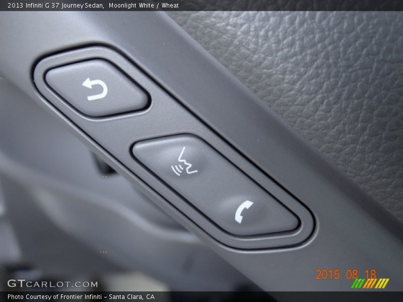 Moonlight White / Wheat 2013 Infiniti G 37 Journey Sedan