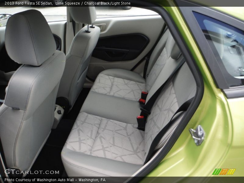 Lime Squeeze / Charcoal Black/Light Stone 2013 Ford Fiesta SE Sedan