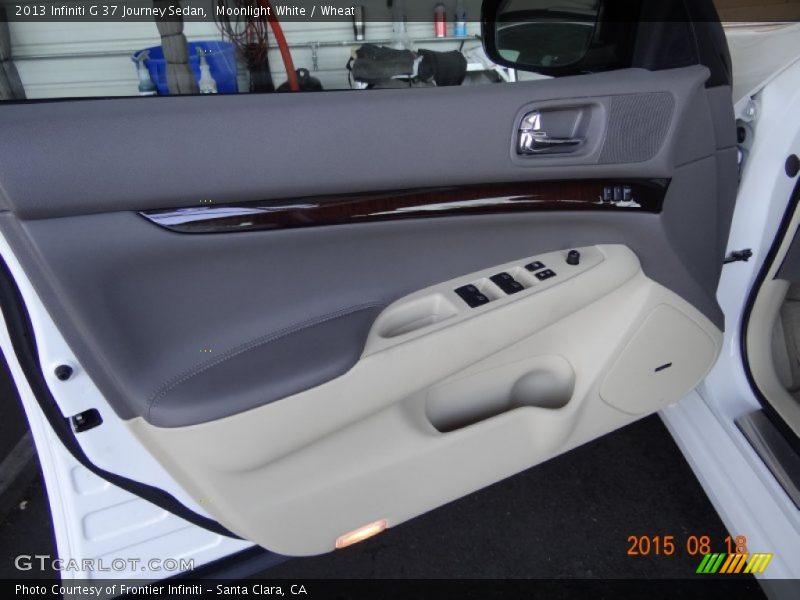 Moonlight White / Wheat 2013 Infiniti G 37 Journey Sedan