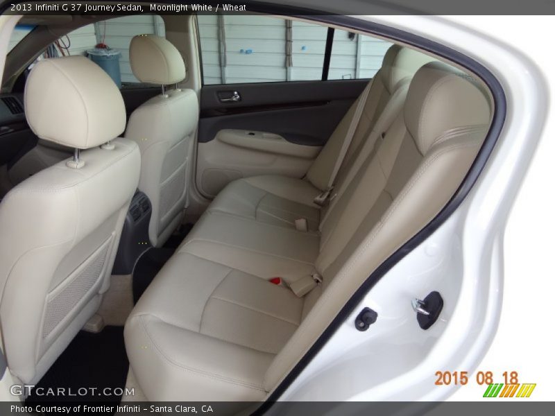 Moonlight White / Wheat 2013 Infiniti G 37 Journey Sedan