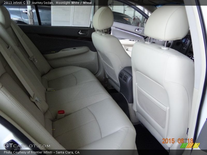 Moonlight White / Wheat 2013 Infiniti G 37 Journey Sedan