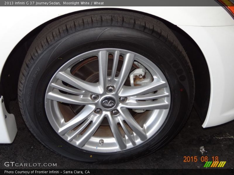 Moonlight White / Wheat 2013 Infiniti G 37 Journey Sedan