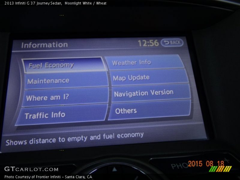 Moonlight White / Wheat 2013 Infiniti G 37 Journey Sedan