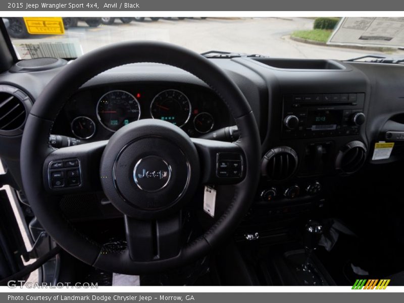 Anvil / Black 2015 Jeep Wrangler Sport 4x4