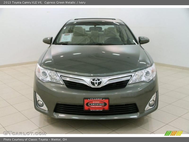 Cypress Green Metallic / Ivory 2013 Toyota Camry XLE V6
