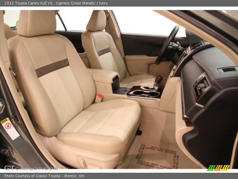 Front Seat of 2013 Camry XLE V6