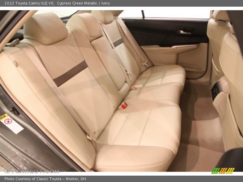 Rear Seat of 2013 Camry XLE V6