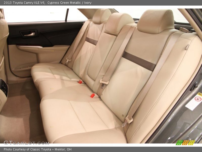 Rear Seat of 2013 Camry XLE V6