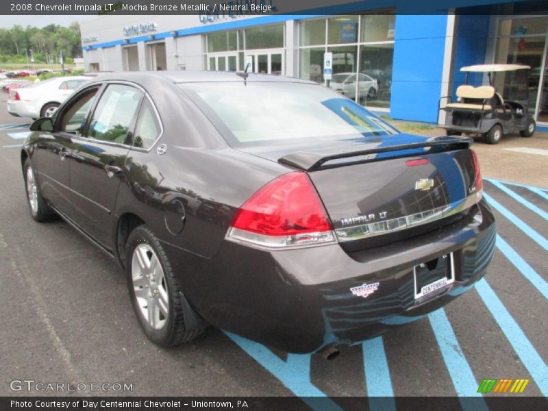 Mocha Bronze Metallic / Neutral Beige 2008 Chevrolet Impala LT