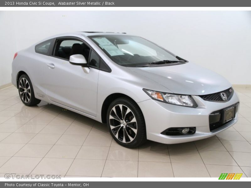 Alabaster Silver Metallic / Black 2013 Honda Civic Si Coupe