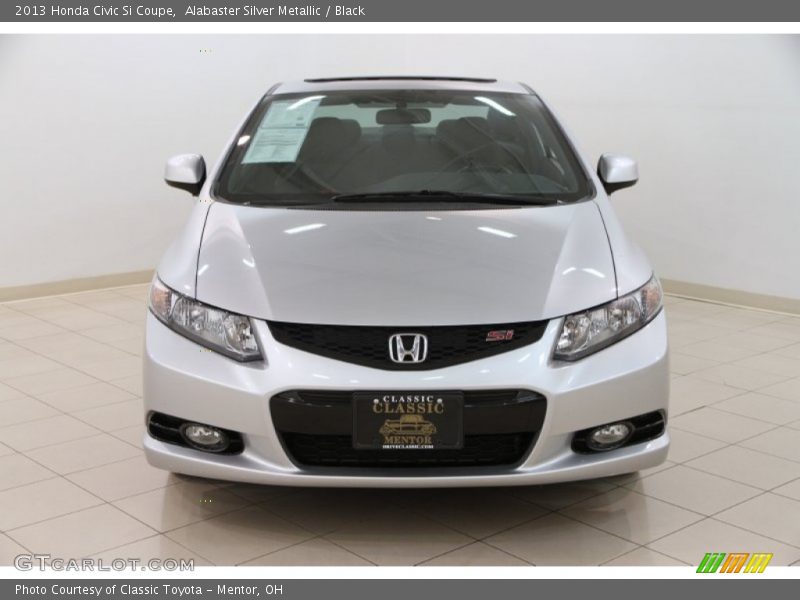 Alabaster Silver Metallic / Black 2013 Honda Civic Si Coupe