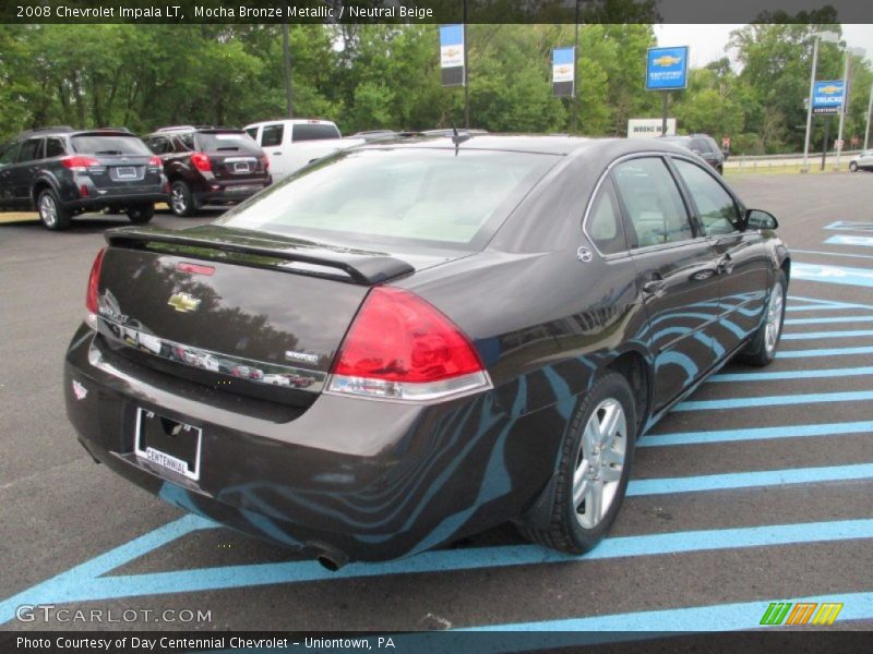 Mocha Bronze Metallic / Neutral Beige 2008 Chevrolet Impala LT