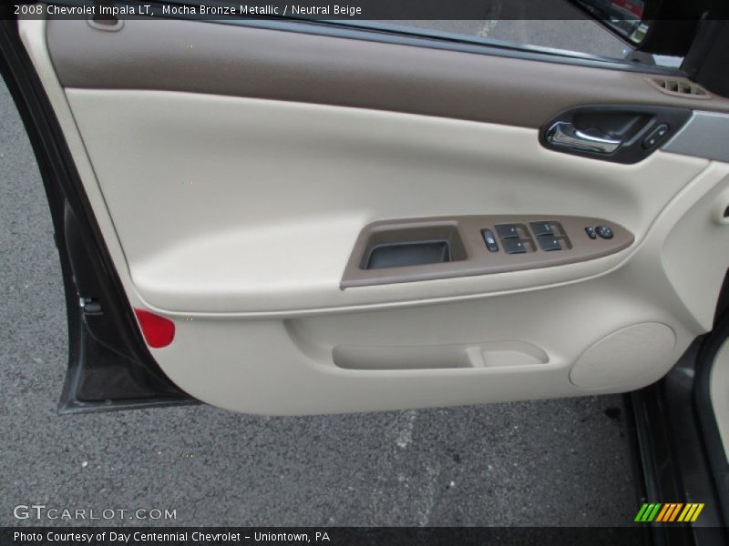 Mocha Bronze Metallic / Neutral Beige 2008 Chevrolet Impala LT