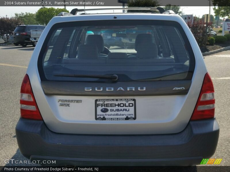 Platinum Silver Metallic / Gray 2004 Subaru Forester 2.5 X