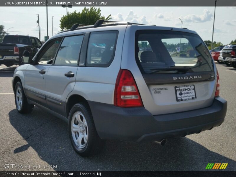 Platinum Silver Metallic / Gray 2004 Subaru Forester 2.5 X