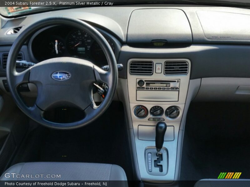 Platinum Silver Metallic / Gray 2004 Subaru Forester 2.5 X