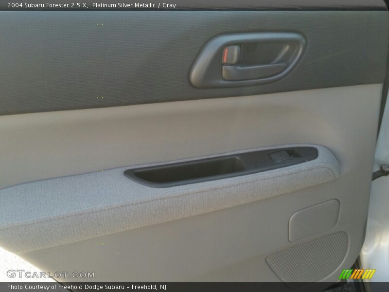 Platinum Silver Metallic / Gray 2004 Subaru Forester 2.5 X