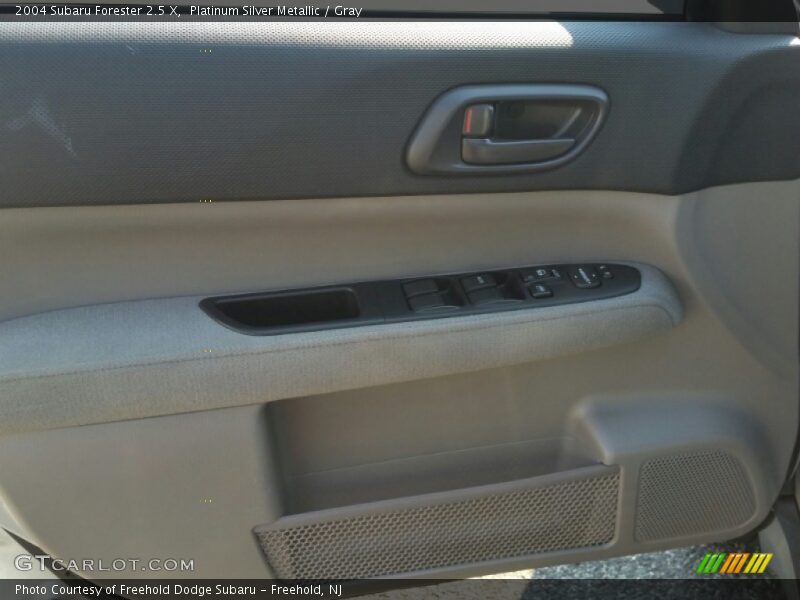 Platinum Silver Metallic / Gray 2004 Subaru Forester 2.5 X