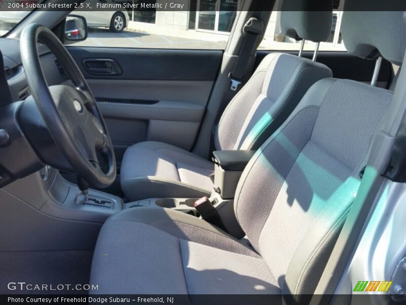 Platinum Silver Metallic / Gray 2004 Subaru Forester 2.5 X