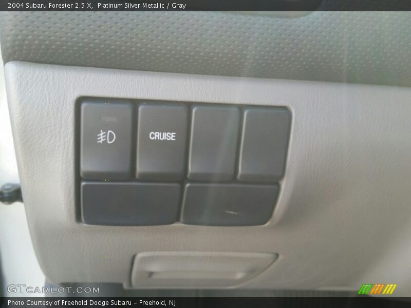 Platinum Silver Metallic / Gray 2004 Subaru Forester 2.5 X