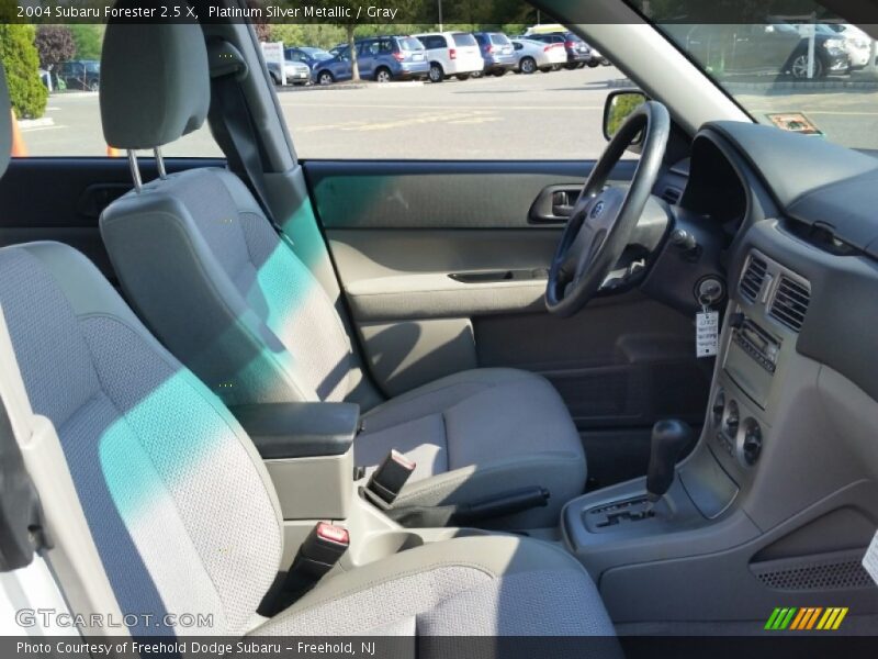 Platinum Silver Metallic / Gray 2004 Subaru Forester 2.5 X