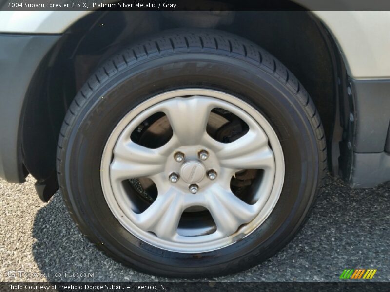Platinum Silver Metallic / Gray 2004 Subaru Forester 2.5 X