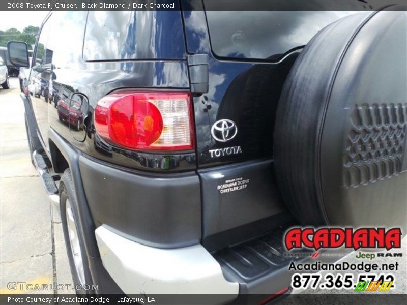 Black Diamond / Dark Charcoal 2008 Toyota FJ Cruiser