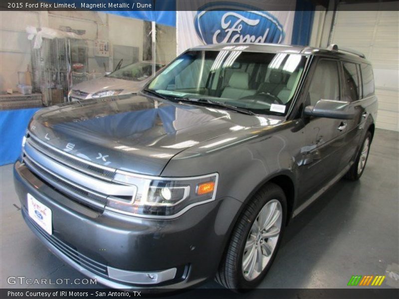 Magnetic Metallic / Dune 2015 Ford Flex Limited
