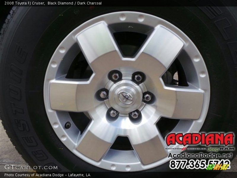 Black Diamond / Dark Charcoal 2008 Toyota FJ Cruiser