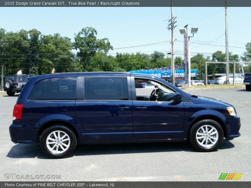  2015 Grand Caravan SXT True Blue Pearl