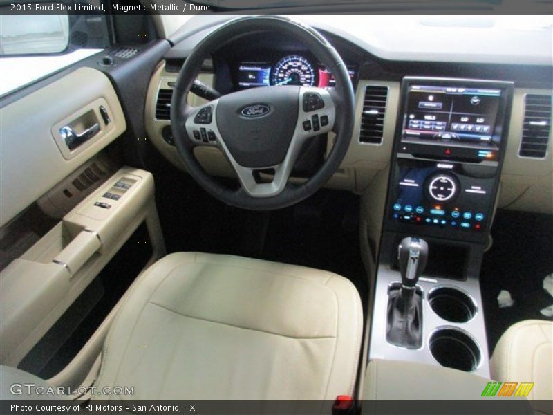 Magnetic Metallic / Dune 2015 Ford Flex Limited