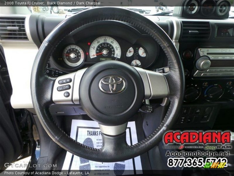Black Diamond / Dark Charcoal 2008 Toyota FJ Cruiser