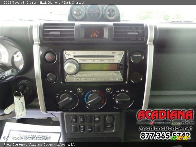 Black Diamond / Dark Charcoal 2008 Toyota FJ Cruiser