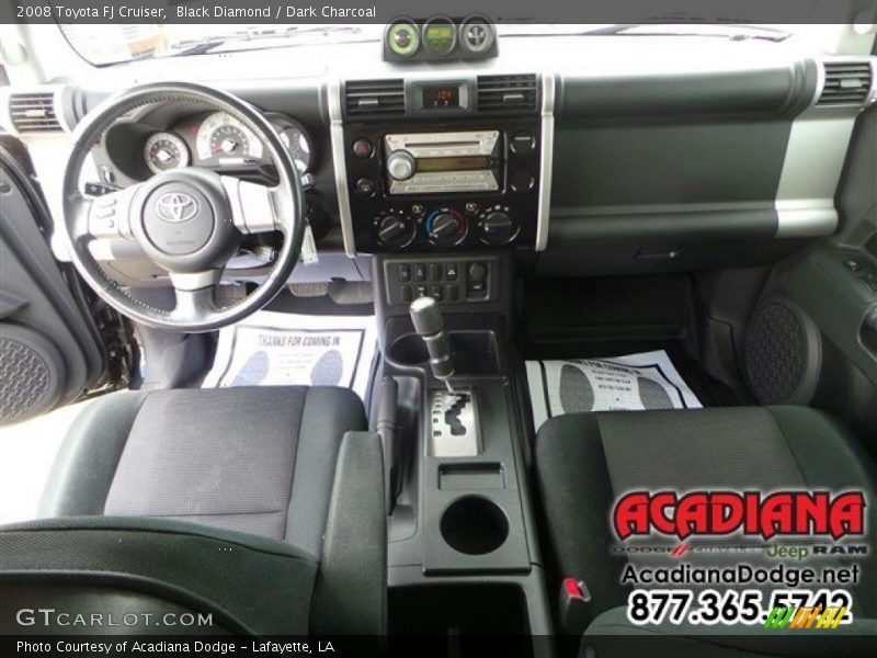Black Diamond / Dark Charcoal 2008 Toyota FJ Cruiser