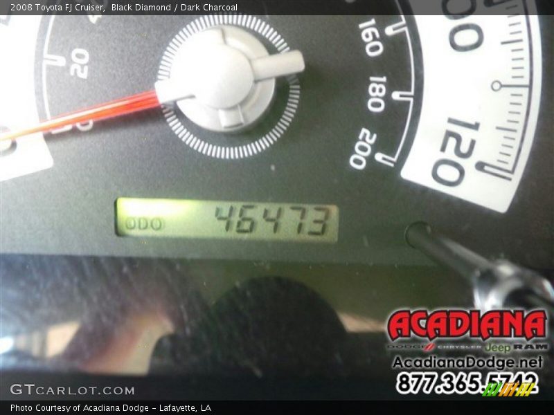 Black Diamond / Dark Charcoal 2008 Toyota FJ Cruiser