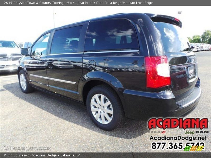 Mocha Java Pearl / Dark Frost Beige/Medium Frost Beige 2015 Chrysler Town & Country Touring