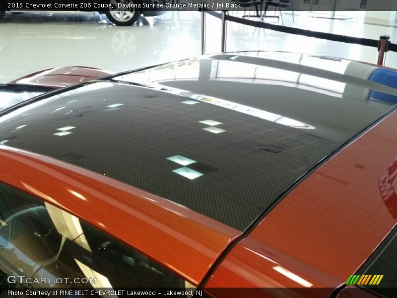 Daytona Sunrise Orange Metallic / Jet Black 2015 Chevrolet Corvette Z06 Coupe